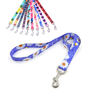 Floral Pattern Polyester <b>Dog</b> <b>Leash</b> Durable Fashion Style All Seasons for Small <b>Dogs</b> - Product Image 1