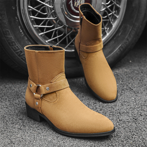 Botas Chelsea para Hombre, Nueva Llegada, Cuero Genuino de Alta Calidad, Suministradas por Fábrica, Botas de Otoño/Invierno, Botines - Product Image 2