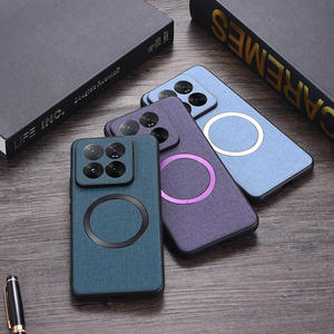 Coque de téléphone magnétique pour Xiaomi 15T, texture 14T Pro pour Xiaomi 14 Pro, coque de protection anti-chute - Product Image 2