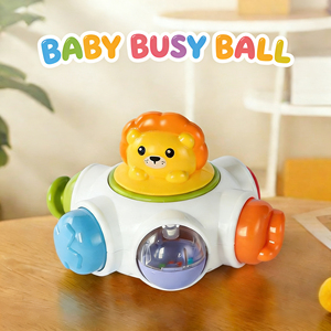 Jouet d'éveil sensoriel pour bébé, balle d'activités éducative précoce, jeu de <span class=keywords><strong>puzzle</strong></span> pour bébé, balle d'agitation pour la préhension des mains - Product Image 1