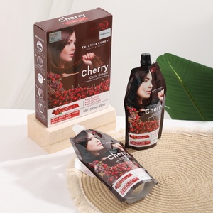 Coloration capillaire professionnelle pour salon, crème colorante permanente noire, grise, cerise, pour la coloration des cheveux à domicile ou en salon - Product Image 6