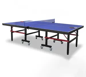 Kunden spezifische faltbare Indoor Outdoor OEM 15mm 25mm Tischtennis platte bewegliche Tischtennis platte