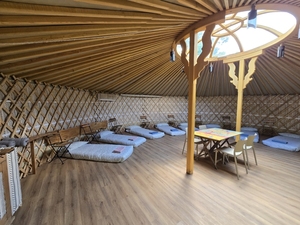 Yurte mongole de bonne qualité, <span class=keywords><strong>yurta</strong></span>, glamping, bois, nouveau design, luxe moderne, yurte mongole - Product Image 3