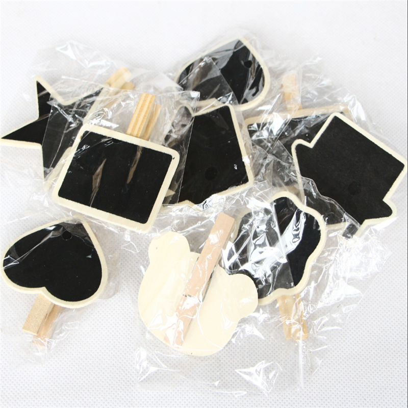 Новая деревянная мини-доска, подвесная доска для записей, папки для сообщений, деревянные колышки для классной доски