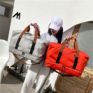 Wholesale Custom Fashion Large Capacity Oxford Travel <b>Bag</b> Waterproof Sports Dry Wet Separation Unisex Gym <b>Bag</b> for Weekends - Product Image 4