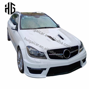 Capot de capot en Fiber de carbone W204 en gros d'usine pour Mercedes W204 C63 507 AMG capots de moteur pièces de carrosserie - Product Image 5