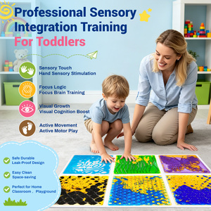 Dalles <span class=keywords><strong>de</strong></span> sol sensorielles liquides texturées, emboîtables, résistantes à l'usure, en PVC coloré pour aires <span class=keywords><strong>de</strong></span> <span class=keywords><strong>jeux</strong></span> intérieures et <span class=keywords><strong>jeux</strong></span> sensoriels pour <span class=keywords><strong>enfants</strong></span> - Product Image 3