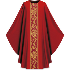 Casula da Chiesa per Pastore Celebrante e Sacerdote, Veste Vintage, Abito, Mantello, Tonaca, Paramento Bianco Rosso <span class=keywords><strong>Verde</strong></span> da Uomo, Mantello Personalizzato per Halloween - Product Image 2