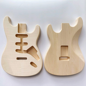 Cuerpo de guitarra de tilo sin acabar para kits de construcción DIY, ¡gran oferta! - Product Image 3