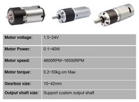 Moteur à engrenages miniature SLW personnalisé 1,5V 3V 6V 12V 24V, moteur pas à pas à aimant permanent, micro-moteur DC avec boîte de vitesses planétaire