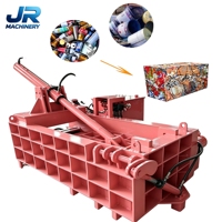 Presse à balles hydraulique carrée mini horizontale pour ferraille avec roulement en aluminium et moteur, compacteur à haute productivité et économie d'énergie