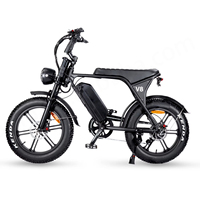 VOMO C80 alman depo 25km 50km motorsiklet 250W yüksek hızlı dağ e-bisiklet VOMO V8 yağ lastik yol bisikleti süper Fatbike 73