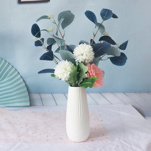 Decoraciones de Espigas de Trigo Populares para el Hogar, Florero de Cerámica, Estilo Moderno Minimalista, Decoración para Sala de Estar, Flores Secas Doradas - Product Image 3