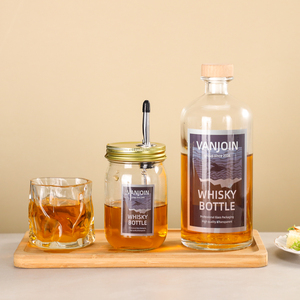 400ml Leak-proof Glass <span class=keywords><strong>Mason</strong></span> Jar với thép không gỉ đổ vòi cho giấm dầu rượu rượu xi-rô hoặc các chất lỏng khác - Product Image 6