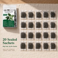 Thé articulaire apaisant pour les douleurs lombaires, à base de feuilles d'Eucommia Ulmoides, 3g x 20 sachets scellés, 60g, sachet autoportant, OEM