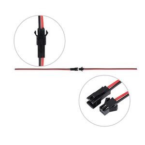 JST SM 2P 3P 4P 5P 6p公母电缆发光二极管连接器，用于5050发光二极管条形灯 - Product Image 1