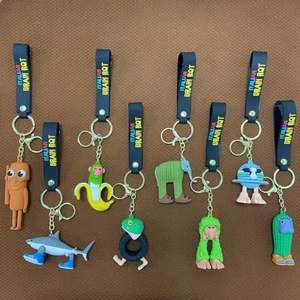 24 gaya Italia braintar Tung Sahur Boneca Tralalero Tralala balerina cappucina gambar PVC Gantungan Kunci Anime liontin - Product Image 6