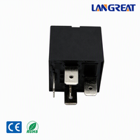 Relais automobile NVF6 50A DC12V SPDT 1C 1A 5 broches 4 broches à connexion rapide ISO Mini relais enfichable avec support NO 50A NC 30A