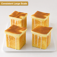 Pain de mie réaliste en PU souple - Jouet anti-stress à remontée ultra-lente