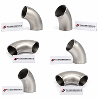 Raccord de tuyauterie à soudure bout à bout en acier inoxydable sans soudure ASME B16.9, coude à 90 degrés haute pression pour l'huile et le gaz