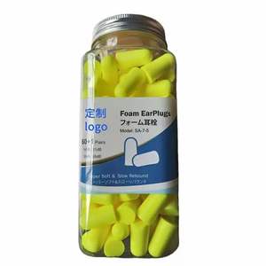 للبيع بالجملة NRR 32 ديسيبل سدادات أذن من الفوم الممتاز مع شعار مخصص حماية سمعية هادئة لتقليل الضوضاء أثناء النوم - Product Image 3