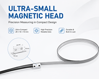 Mini lecteur numérique LED 2 axes exclusif pour règle magnétique avec 2 têtes de lecture magnétiques et ruban magnétique de 1,5 m pour petite machine