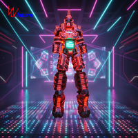 Costume de robot transformateur LED de grande taille pour événements, cosplay, costume de robot incroyable pour les fêtes de carnaval, costume de robot pour les spectacles de salle de bal