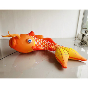 ไฟประดับตรุษจีน บอลลูนกา<span class=keywords><strong>ร์</strong></span>ตูนเป่าลม ตกแต่งงานเทศกาล ตัวมาสคอตปลาคราฟเป่าลมขนาด<span class=keywords><strong>ยักษ์</strong></span> - Product Image 5