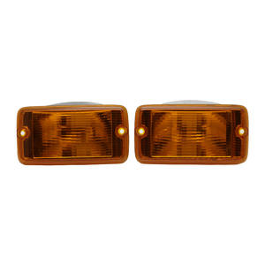 2 Piezas para Jeep Wrangler TJ 1997-2006, Carcasa de Luz Direccional Delantera/Luz de <span class=keywords><strong>Estacionamiento</strong></span> 55157033AA 55157032AA 55055020AD 55055020AE - Product Image 1