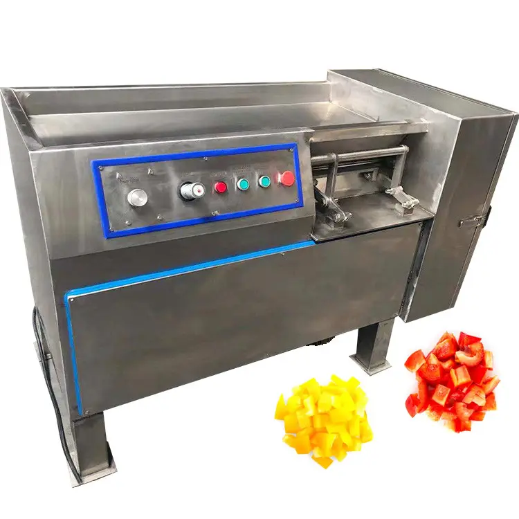 Professional Potatoes Pelling And Meat Dicing Machine Plantain French Fries Slicer Machine For Sale