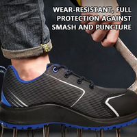 Scarpe da Lavoro Resistenti all'Usura, Traspiranti, Antiurto, Antiperforazione, Leggere e Comode, Scarpe di Sicurezza Protettive all'Ingrosso