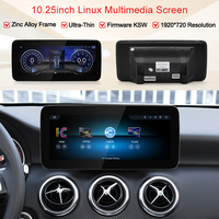 Reproductor de Video para Auto STWEI con Pantalla HD de 12.8'' y 2400*900, con CarPlay Automático para Mercedes Benz Clase A, GLA, CLA, G W176 C117 X156 W463 2012-2018