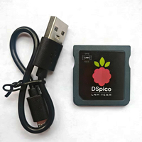 Lector de Juegos DSpico Mejorado, Carcasa Negra Moldeada por Inyección con MCU RP2040 para DS NDSL DSi 3DS