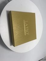 Boîte rigide carrée écologique avec logo personnalisé en or gaufré, fermeture magnétique, boîte cadeau cosmétique à compartiments