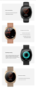 Montre connectée de sport intelligente, étanche, avec fonction d'appel, surveillance de la fréquence cardiaque, longue durée de vie de la batterie, pour hommes et femmes, montre de luxe - Product Image 4