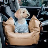 Siège de Voiture pour Chien Luxe Imperméable Multifonctionnel pour Sièges Avant et Arrière en Tissu Oxford – Lit de Voyage Sûr pour Animaux de Compagnie
