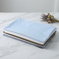 Tissu de couture haut de gamme en polyester et coton, certifié GRS OCS, ignifuge, uni, doux au toucher, léger et respirant