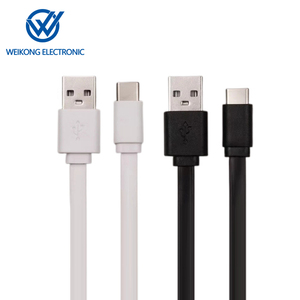 USB-A để USB-C cáp phẳng để sưởi ấm áo khoác bị mắc kẹt dây điện với Silicone cách nhiệt cho USB sạc - Product Image 4