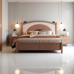 Cama Convertible Jim para Niños, Cama Individual/Matrimonial para Niños, Cama de Princesa para Niñas, Muebles de Dormitorio para Hotel y Villa - Product Image 2