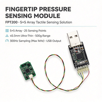 Capteur de pression au bout des doigts FPT200, module de détection tactile à matrice 5x5, 25 points pour main robotique déextérieure, peau électronique