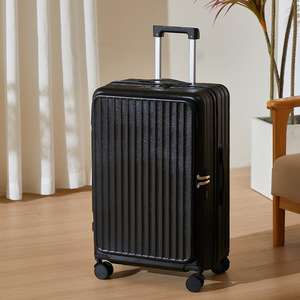 Ensemble de 3 valises rigides à ouverture latérale, 20, 24 et 28 pouces, avec <span class=keywords><strong>compartiment</strong></span> profond et roulettes pivotantes pour le voyage - Vente en gros - Product Image 4