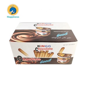 Halal Candy <strong>Chocolate</strong> Biscuit Cup Soft <strong>Chocolate</strong> Jam <strong>Finger</strong> Biscuit - Product Image 2