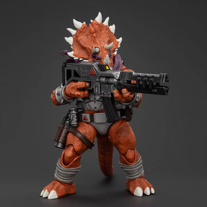 JOYTOY TMNT - Triceraton Soldat d'infanterie, figurine articulée à l'échelle 1/18, modèle de collection, figurine miniature, statue de personnage - Product Image 6