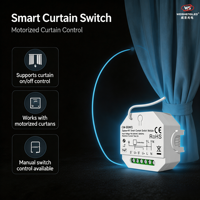Module d'interrupteur intelligent pour rideaux Zigbee et RF 100-240VAC 1CH*2A CM-SS(WZ) (application Tuya)