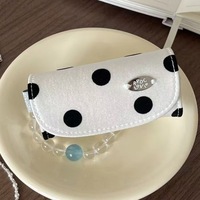Pochette à bagues rectangulaire et circulaire en satin de style Ins luxueux, anti-rayures, boîte cadeau sans fermeture