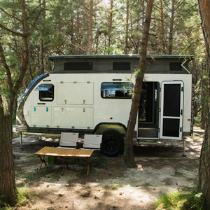 Remolque de Campamento Todoterreno 4x4 Rongcheng Longhe, Mini <span class=keywords><strong>Caravana</strong></span> de Fibra de Vidrio, Cocina de Acero Inoxidable, Suspensión Reforzada 2 - Product Image 6