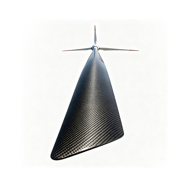 High Rigidity Carbon Fiber Wind Turbine Blade, Anti-Aging Wind Resistant New Energy Power Accessories  CE Certified