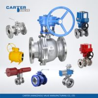 Vanne à boisseau sphérique industrielle Carter, norme ANSI, à brides RF/FF, à souder bout à bout, pneumatique, électrique, en acier moulé WCB, en acier inoxydable CF8/CF3, haute performance