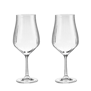 Bohemia Crystal Red Wine Glass 301-400ml Lead-Free Stemmed Tulip Shape Wedding Gift Set - Product Image 3