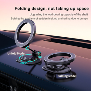 뜨거운 판매 마그네틱 전화 홀더 360 도 조정 가능한 접이식 자석 핸드폰 브래킷 전화 프로 맥스에 대한 자동차 마그네틱 홀더 - Product Image 4